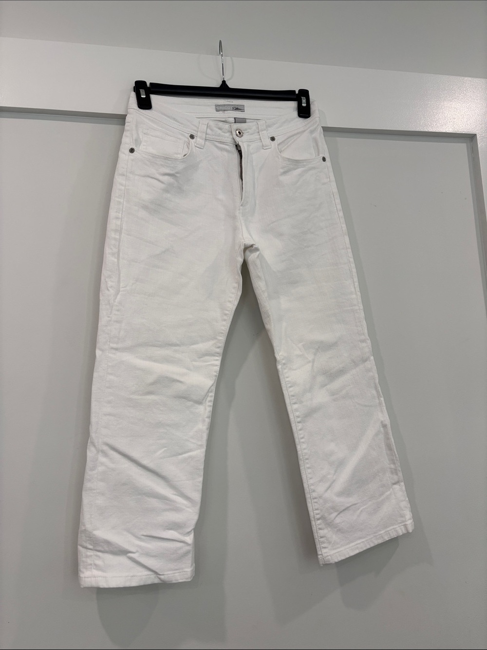 Chico's White Straight-Leg Men's Jeans